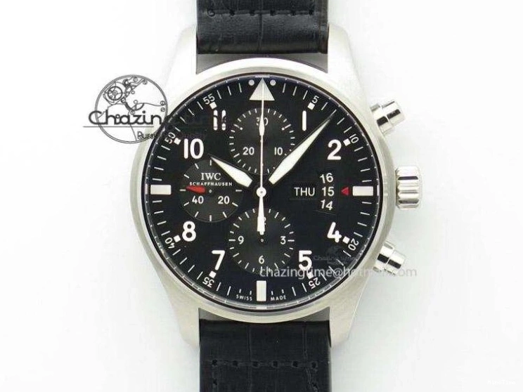 MIROTIME 0517 Mark XVIII IW327002 SS Mk Maker Best Edition White Dial On Black Leather Strap A SunProtective 7298